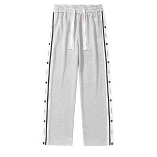 IGOI Casual Pants Unisex Moderate Snap Button Pants