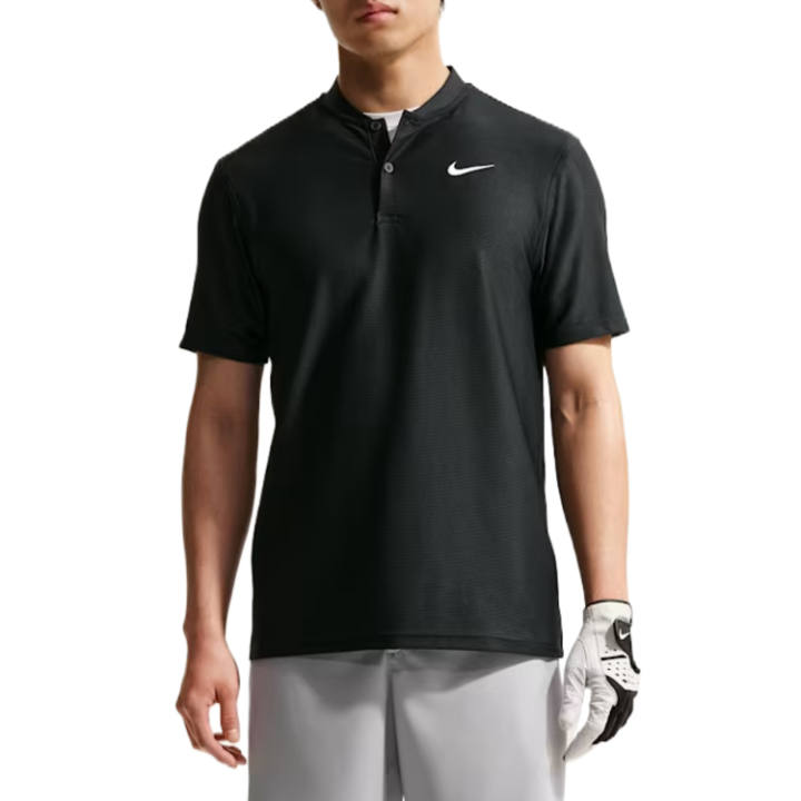 Nike Nike Golf Clothing Men's Black/White Polo Collar Moderate