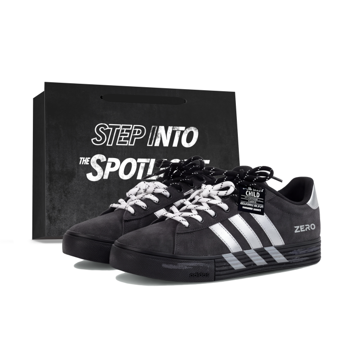 Adidas Adidas Daily 4.0 Skateboard Shoes Unisex Low Top Black/Silver/White