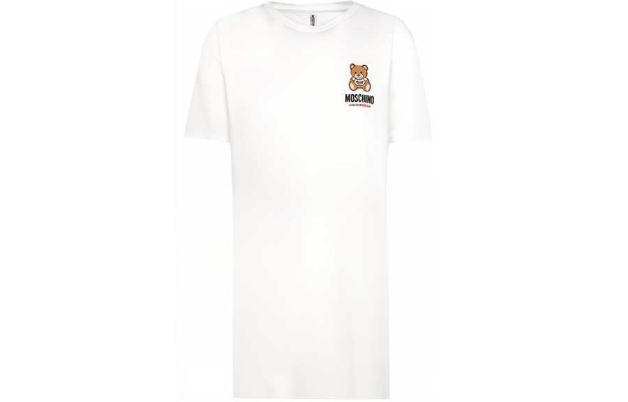 MOSCHINO Short Sleeved Dress Women's White