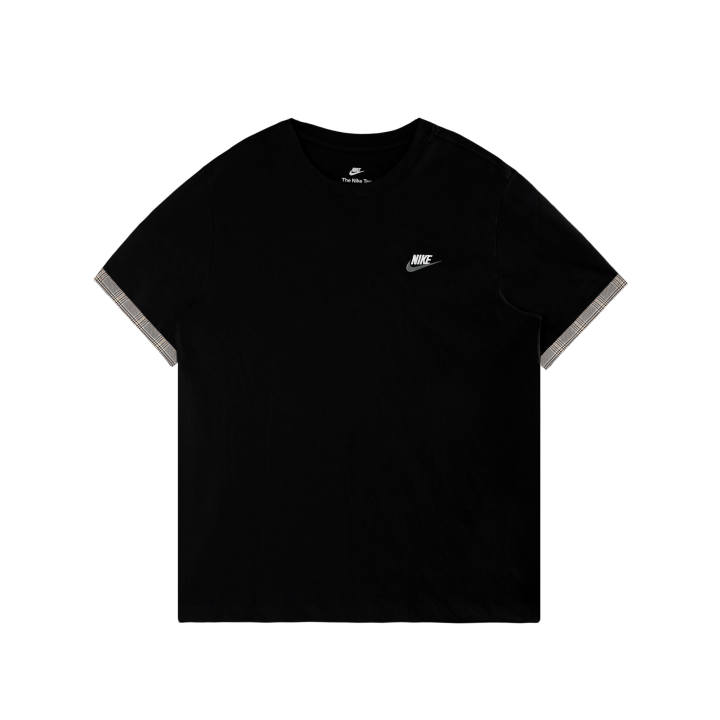 Nike Nike Sportswear T Shirts Men's Black/White/Dark Gray Crew Neck Moderate
