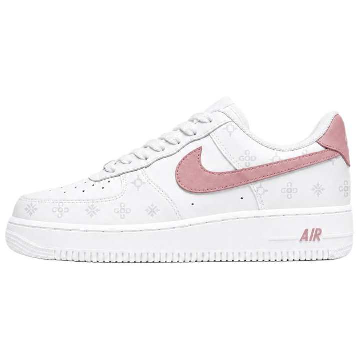 Nike Nike Air Force 1 Skateboard Shoes Unisex Low Top Pink, White