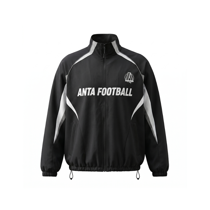 ANTA ANTA Jackets Unisex Black Stand Collar Moderate