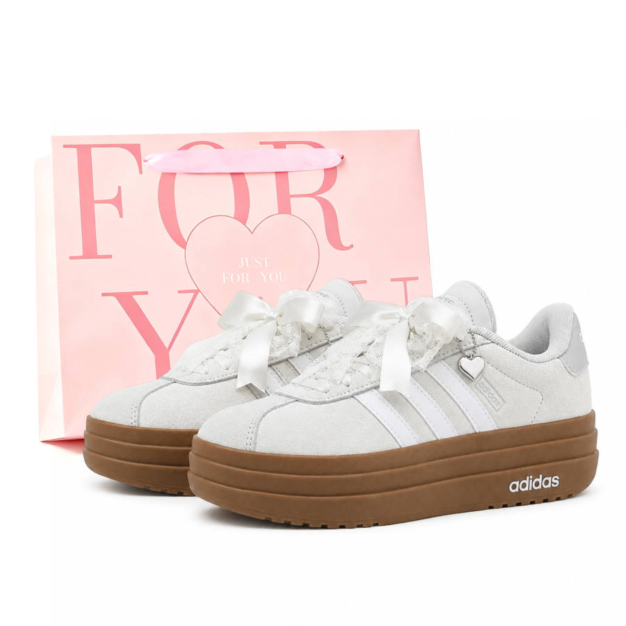 Adidas Adidas VL Court Bold German Army Trainers Women's Low Top White