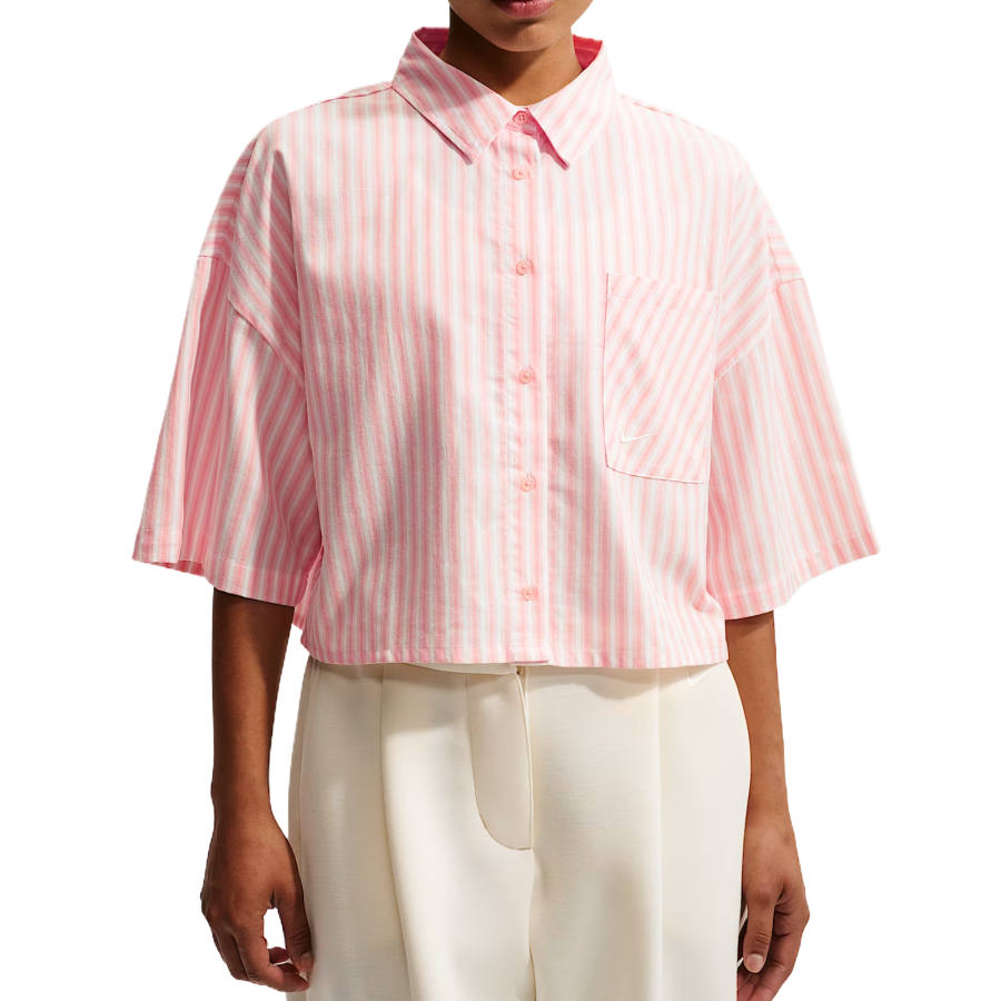 Nike Nike Sportswear Shirts Women's Arctic Orange/Arctic Orange/Peak White Lapel