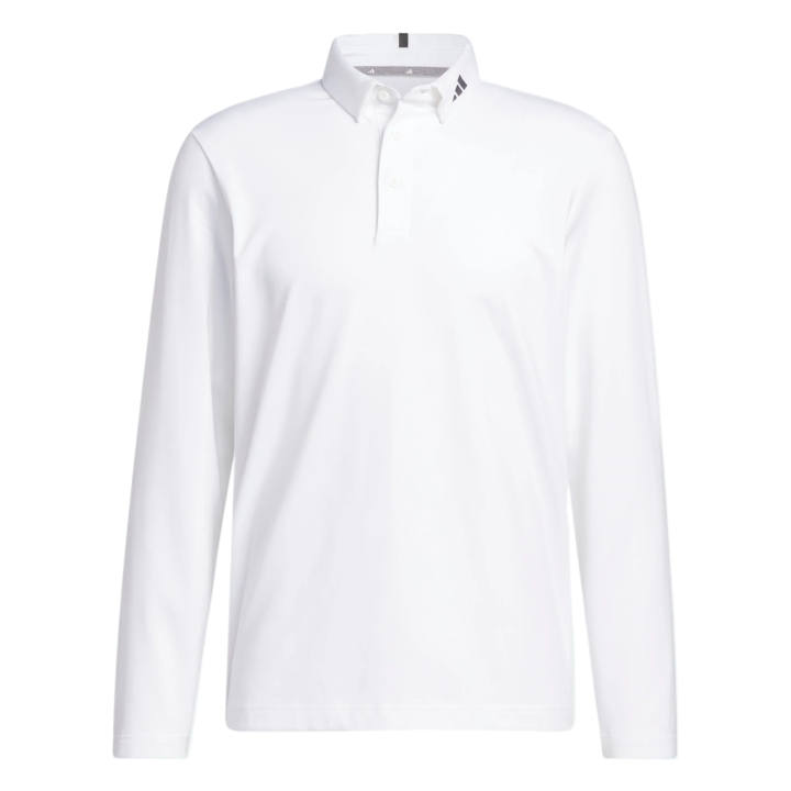 Adidas Adidas Performance Golf Clothing Men's White Polo Collar Moderate