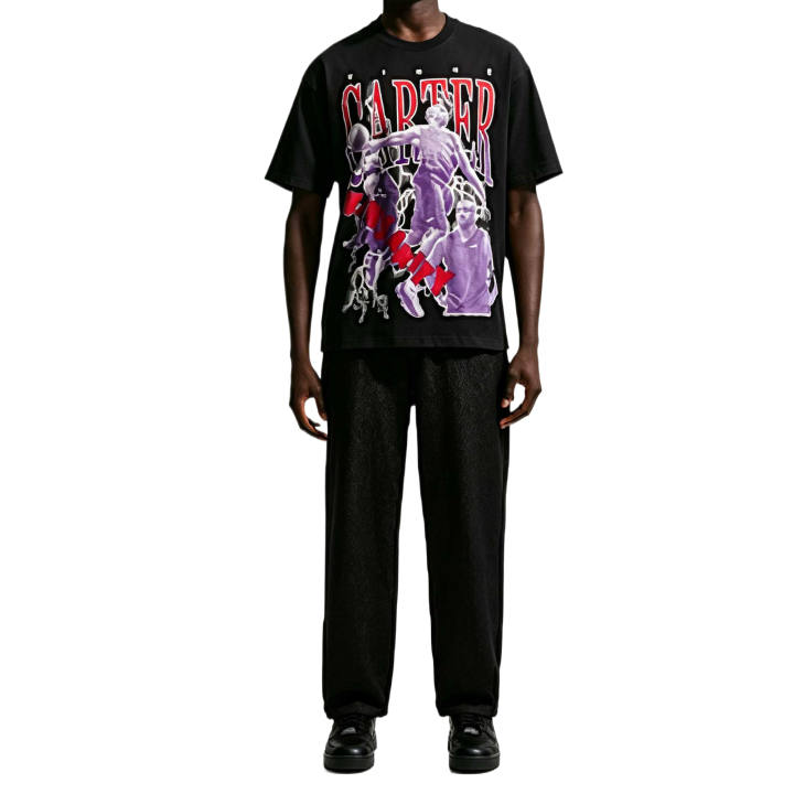 Nike Nike T Shirts Men's Dark Black Crew Neck Moderate