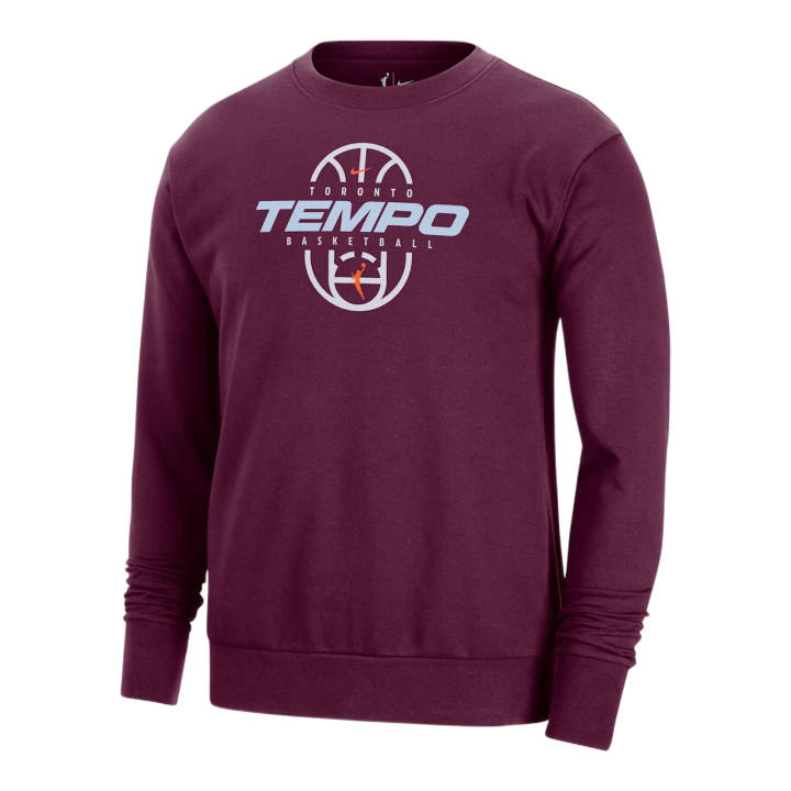 Nike Nike Sweatshirts Men's Bordeaux Red Crew Neck Moderate