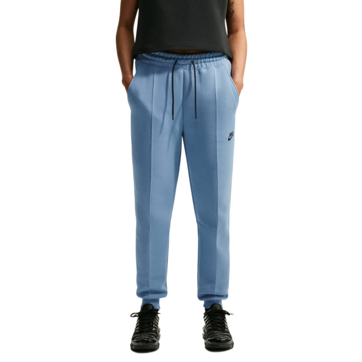 Nike Nike Sportswear Tech Fleece Knitted Sweatpants Women's Work Blue/Black Color Moderate