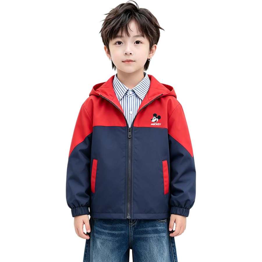 Disney Grade School Jackets Hooded Non Detachable Moderate Stretch