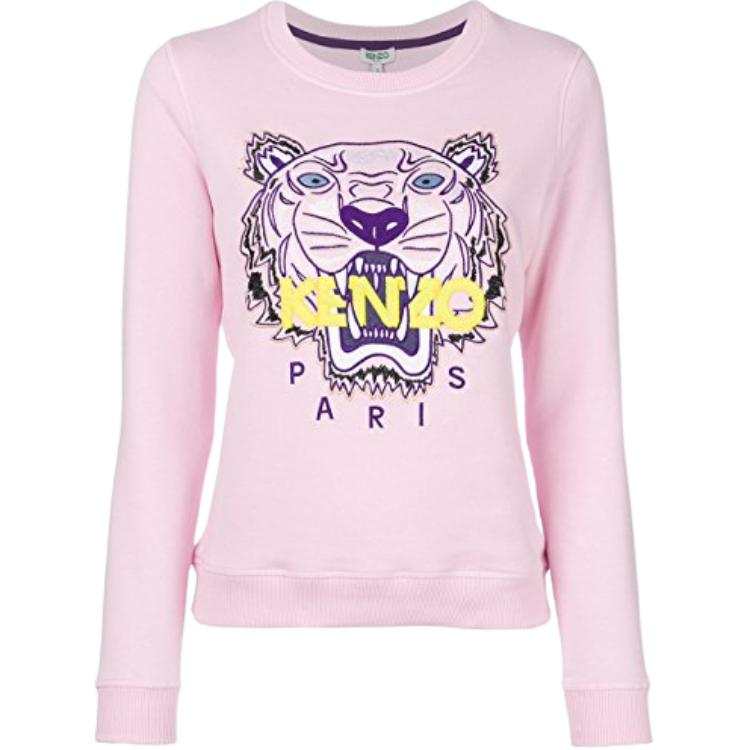 KENZO Sweatshirts Women's Pink Crew Neck Moderate Other