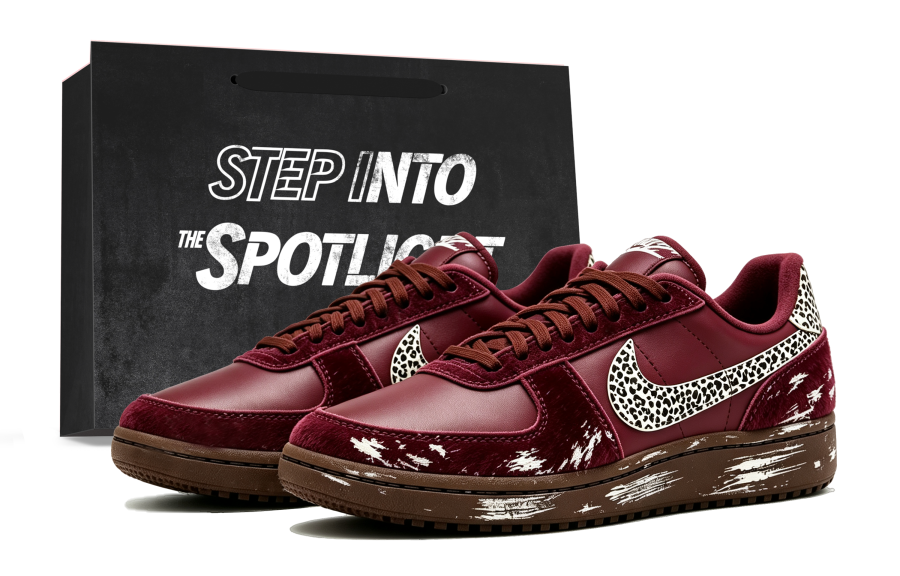 Nike Nike Field General 82 Skateboard Shoes Women's Low Top Burgundy Colorway
