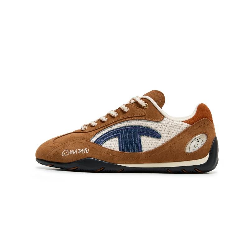 Champion Casual Shoes Men's Low Top Wheat Bran Brown/Linen