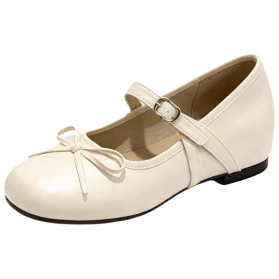 JBBCN Mary Jane Shoes Women's Silver Beige Color Block