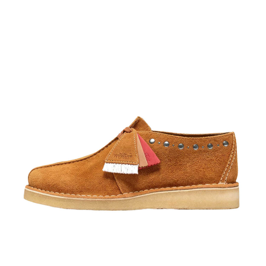 Clarks Desert Trek Casual Shoes Men's Low Top Burnt Orange