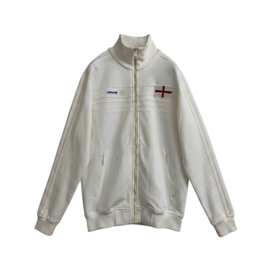 Adidas Originals Jackets Men's White Stand Collar Moderate Straight Fit