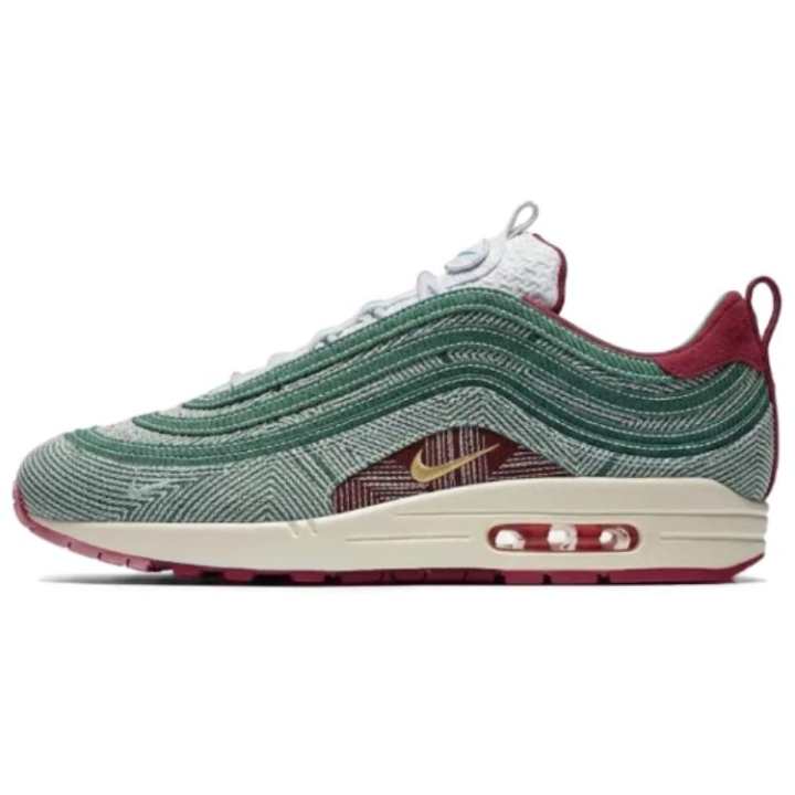 Nike Nike Air Max 1/97 Running Shoes Unisex Evergreen Tree Green