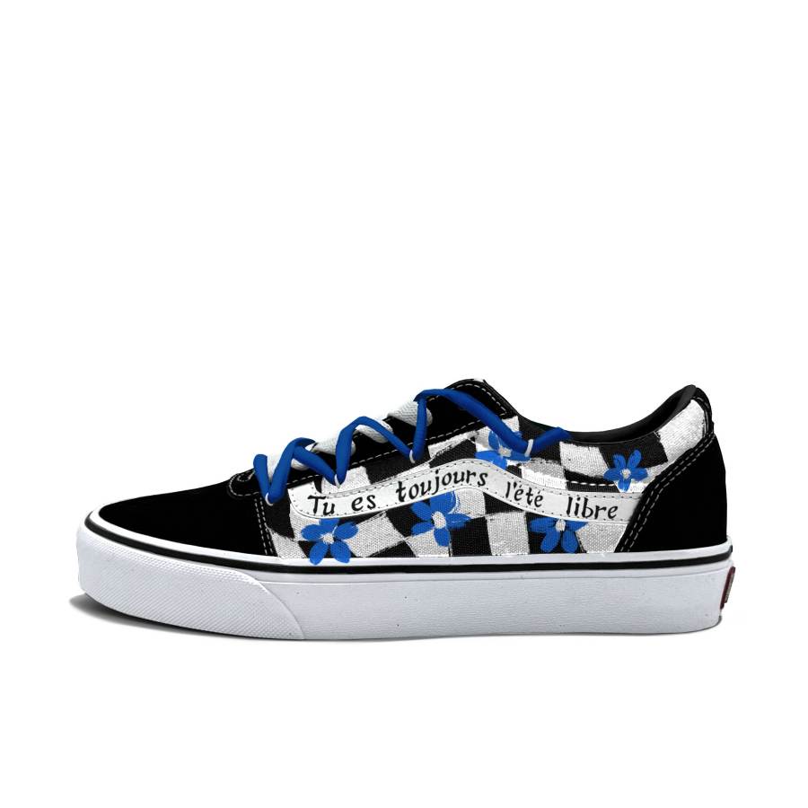 Vans Vans Ward Skateboard Shoes Men's Low Top White/Blue