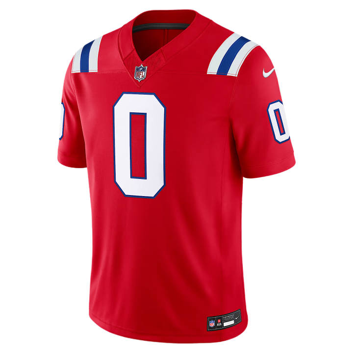 Nike Nike NFL Rugby Jerseys Men's Red V Neck Moderate