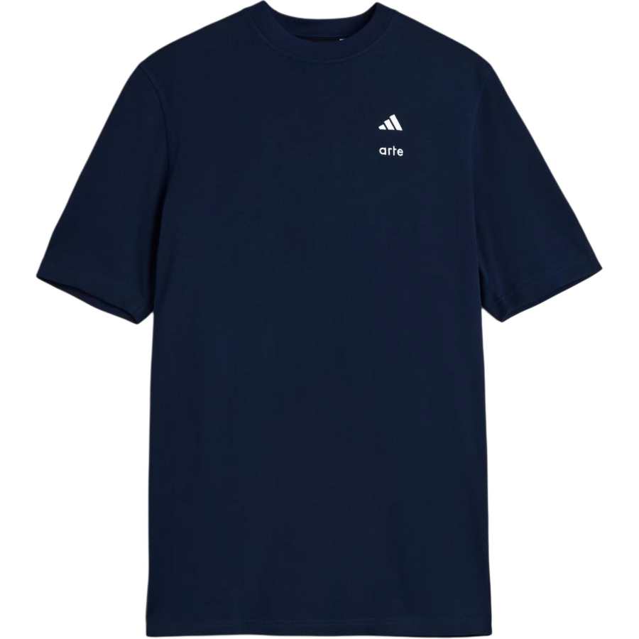 Adidas Adidas X ARTE T Shirts Men's Collegiate Marine Blue/Gray White Crew Neck Moderate