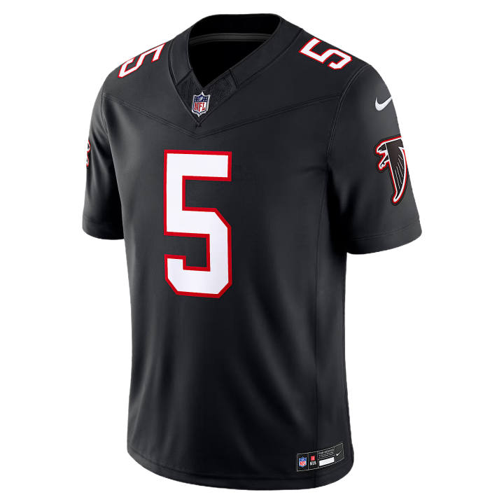 Nike Nike NFL Rugby Jerseys Men's Black V Neck Moderate