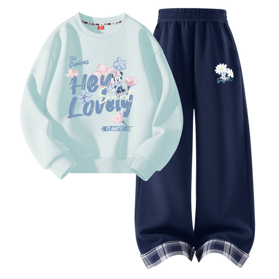 Disney Kids Casual Sportswear Crew Neck Moderate Stretch Breathable