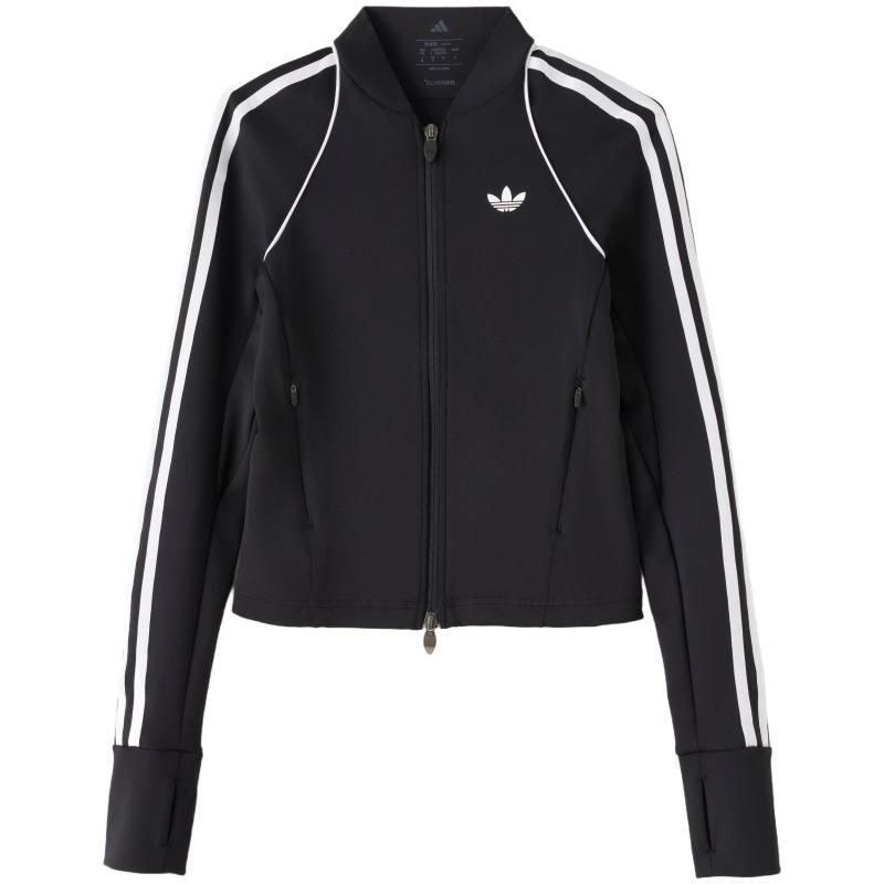 Adidas Originals SUPERSTAR Jackets Women's Black Stand Collar Moderate