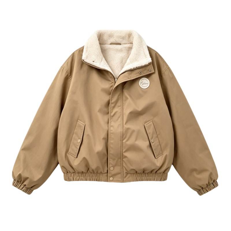 CPAURA Puffer Jackets Women's Stand Collar Moderate Straight Fit