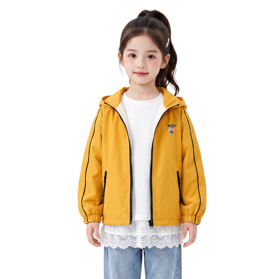 Disney Grade School Jackets Hooded Non Detachable Moderate Stretch