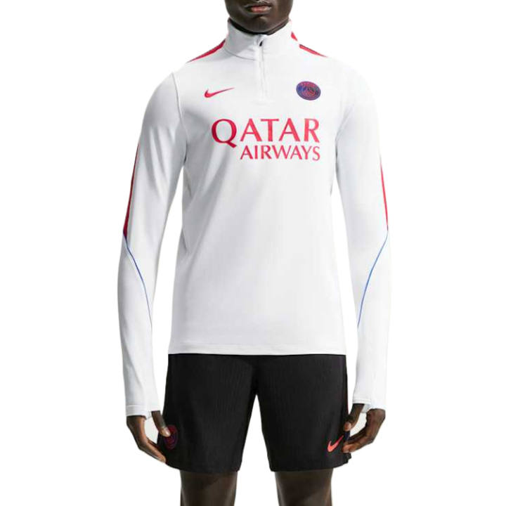 Nike Nike Dri Fit Strike Soccer Jerseys Men's White/Global Red/Global Red Stand Collar