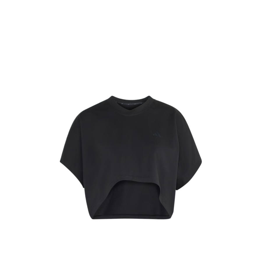 Adidas Adidas T Shirts Women's Black Crew Neck Moderate