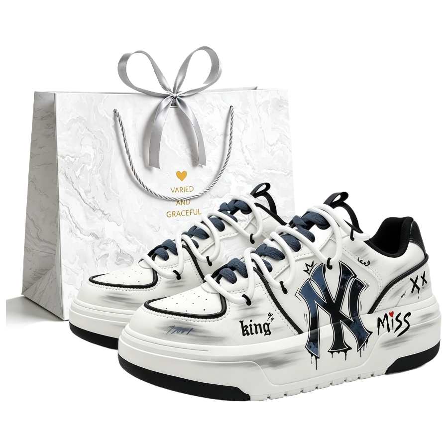 MLB MLB Chunky Liner Skateboard Shoes Unisex Low Top Blue