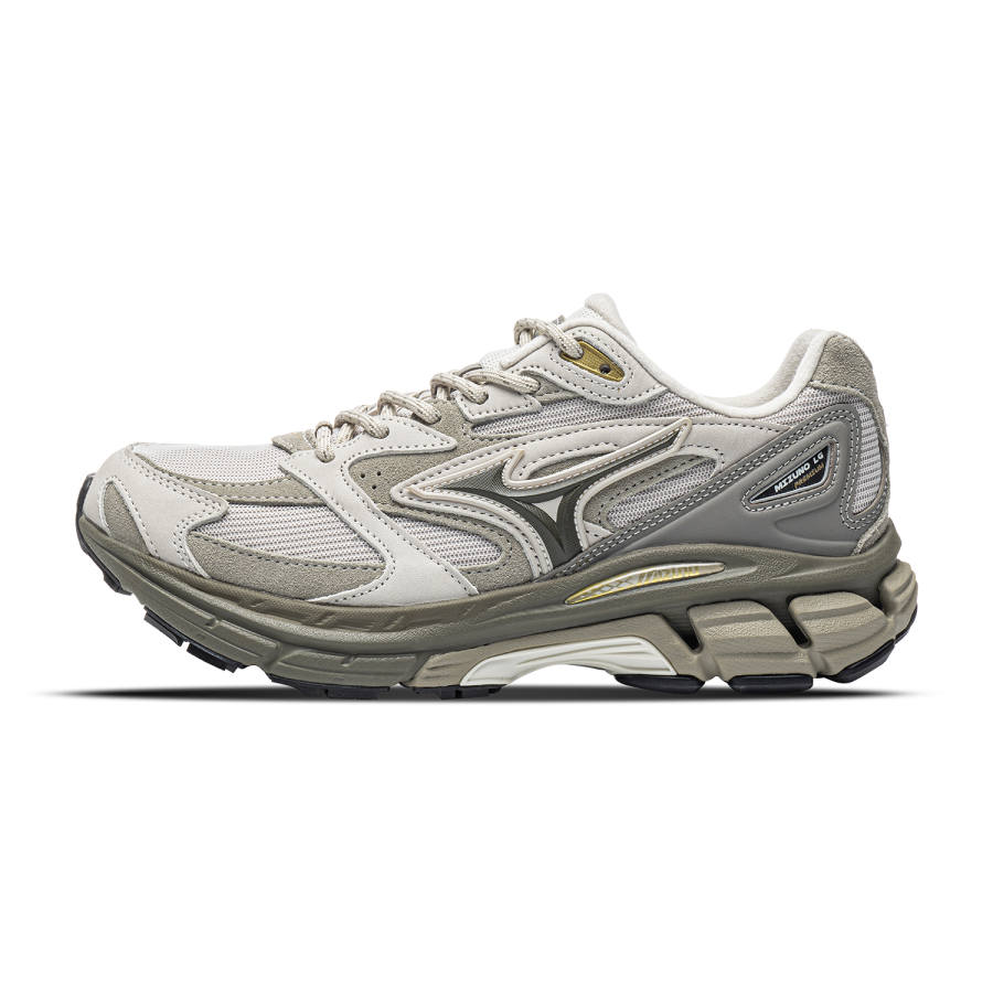 Mizuno LG Premium Running Shoes Unisex Low Top Yellow Birch Gray/Fantasy Gray/Umber Gray