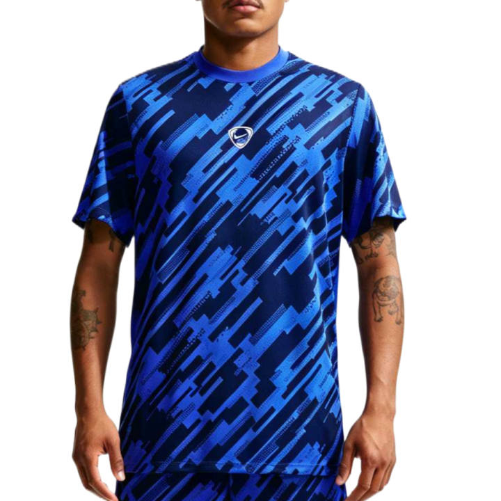 Nike Nike Dri Fit Academy Soccer Jerseys Men's Royal Blue/Midnight Blue/White Crew Neck Moderate
