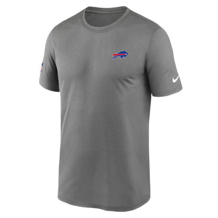 Nike Nike NFL T Shirts Men's Charcoal Crew Neck Moderate