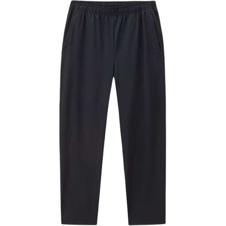 ANTA Variety Training Collection Knitted Sweatpants Men's Black Moderate Straight Fit Pants