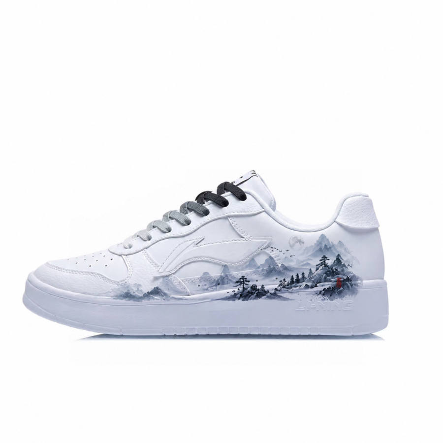 Li-Ning Li Ning Floating Boat Skateboard Shoes Men's Low Top White/Black