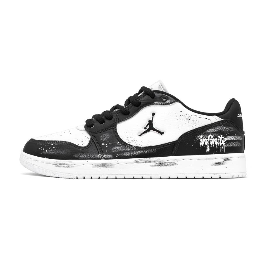 Jordan Jordan COURT CONNECT Skateboard Shoes Men's Low Top Black White