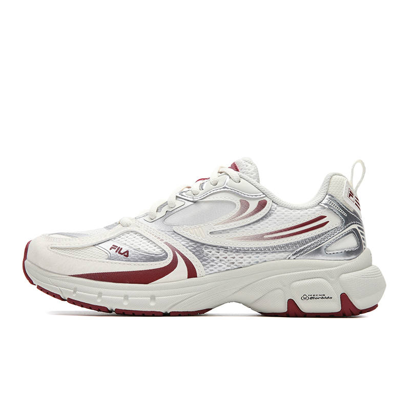 FILA INTERUN 2 Chunky Sneakers Women's Low Top Coconut Milk/Burgundy