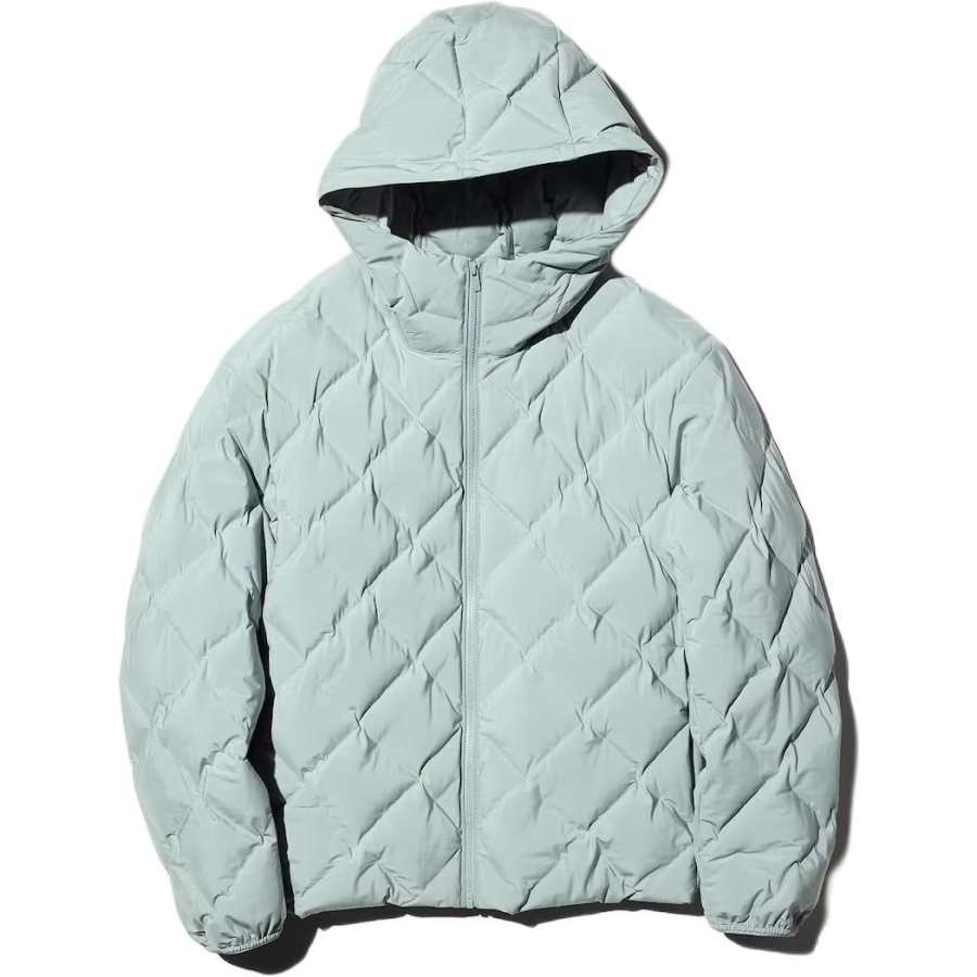 UNIQLO Puffer Jackets Women's Light Blue Moderate