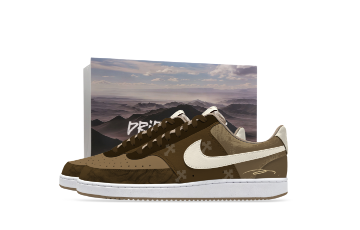 Nike Nike Court Vision Low Skateboard Shoes Men's Low Top Brown/Beige/Khaki