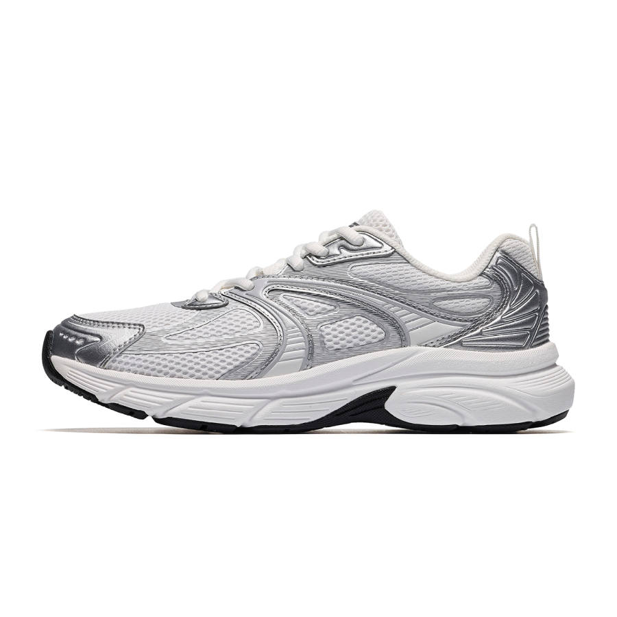 ANTA Running Shoes Women's Low Top Papyrus White/Silver