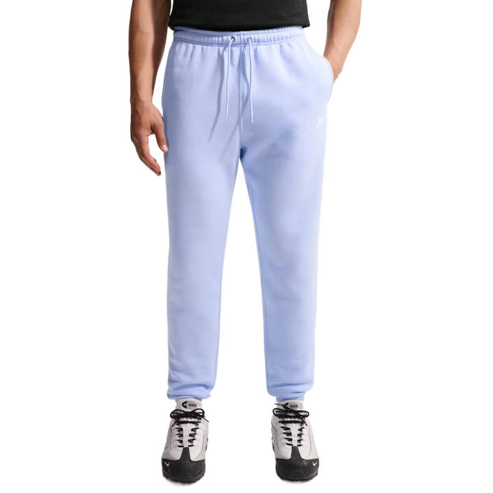 Nike Nike Club Knitted Sweatpants Men's Hydrogen Blue/Hydrogen Blue/White Moderate Cuffed Pants