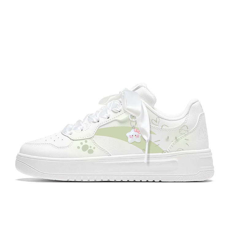 ANTA Easy Skateboard Shoes Women's Low Top White