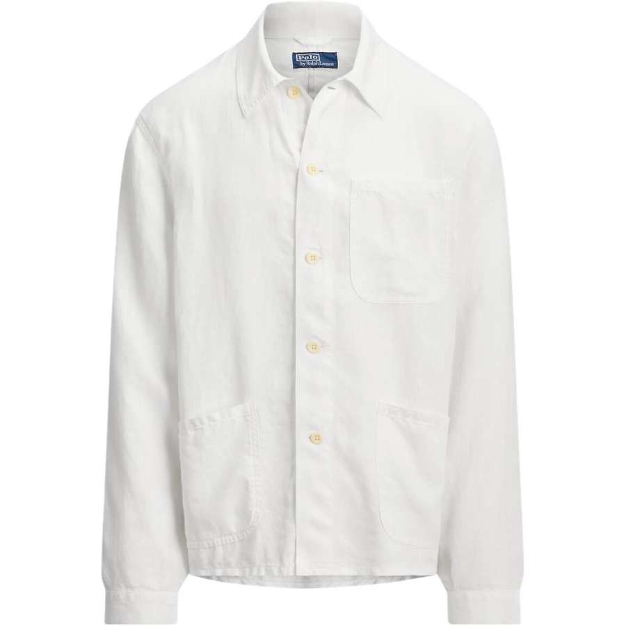 Polo Ralph Lauren Shirts Men's Porcelain White Lapel Moderate Straight Fit