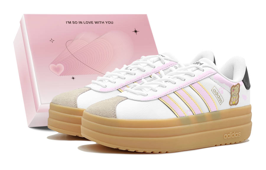 Adidas Adidas VL Court Bold German Army Trainers Women's Low Top White