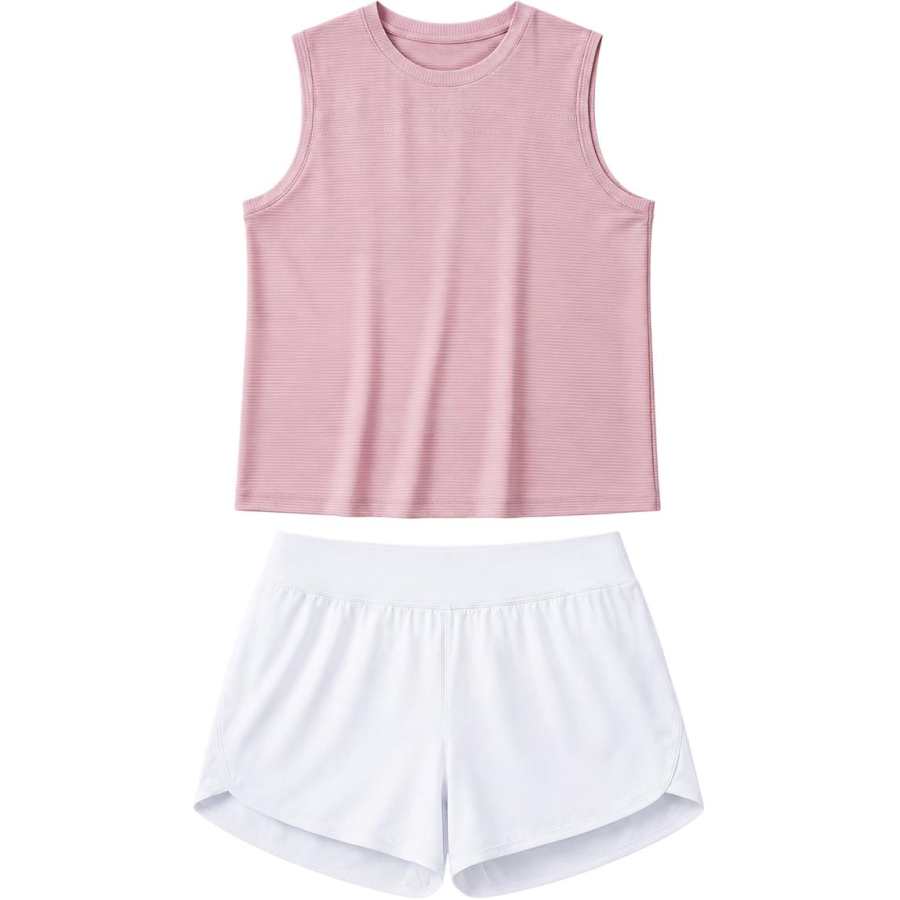 Barbie Fitness Sets Women's Crew Neck Thin