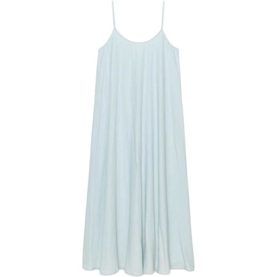 ZARA Slip Dresses Women's Blue Moderate Long Skirt