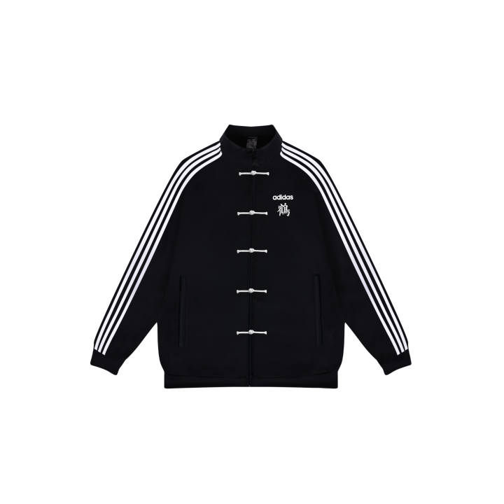 Adidas Adidas ESSENTIALS Jackets Unisex White Disc Buckle Crane Stand Collar Moderate Other