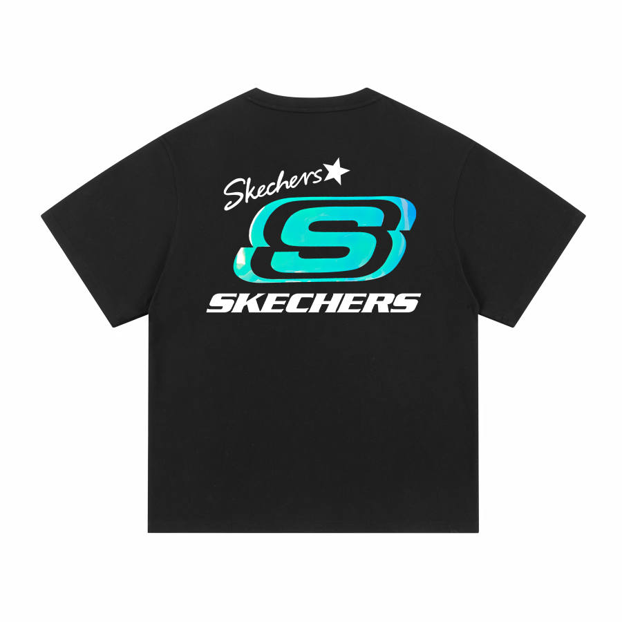 Skechers T Shirts Unisex Crew Neck Moderate Straight Fit